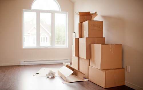 Planning flat removals in Cowley with checklist and labels