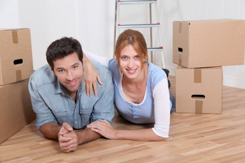 Spacious and orderly storage environment with labeled boxes