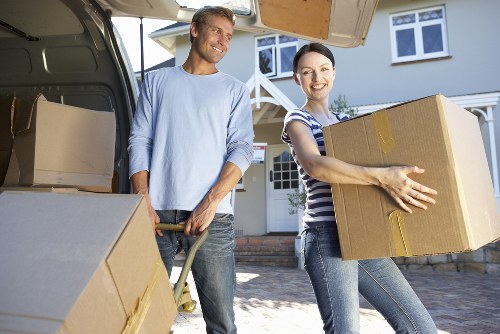 Moving day preparation for flat removals in Cowley